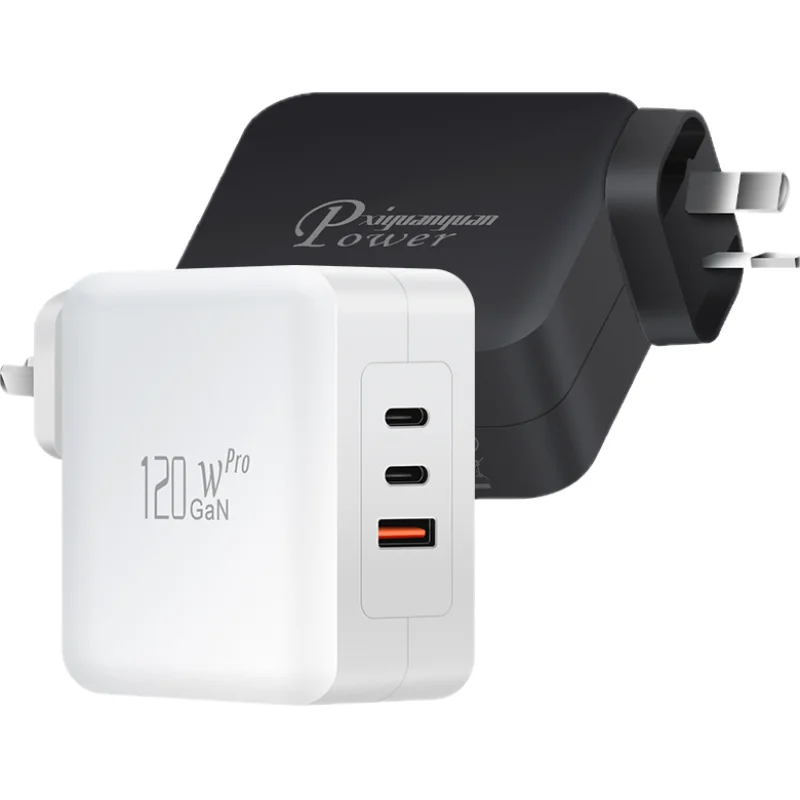 PD120CCA GaN 120W USB-C fast charger for laptops, tablets, and phones